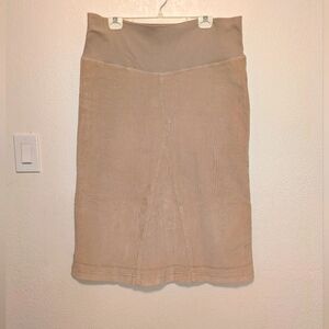 JoJo Maman Bebe Maternity Maxi Tan Corduroy Skirt